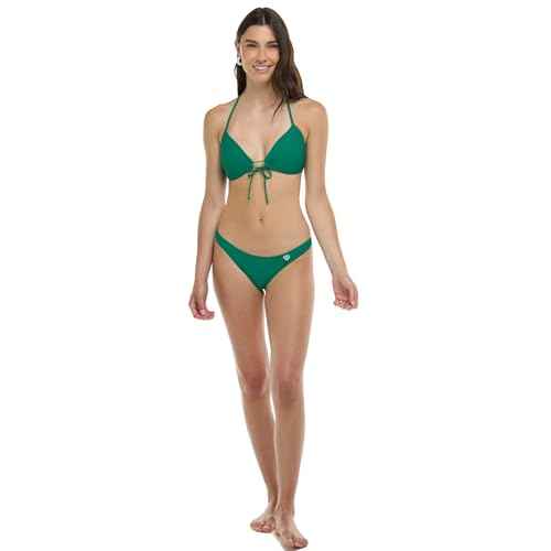 Body Glove Smoothies Baby Love Solid Molded Cup Triangle Push Up Bikini Top Swimsuit