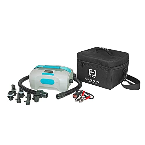 Ventus SUP Pump, iSUP Electric Air Pump for Inflatable Stand Up Paddle Boards by NIXY, 1-20PSI High Pressure, 12V Dual Sta...