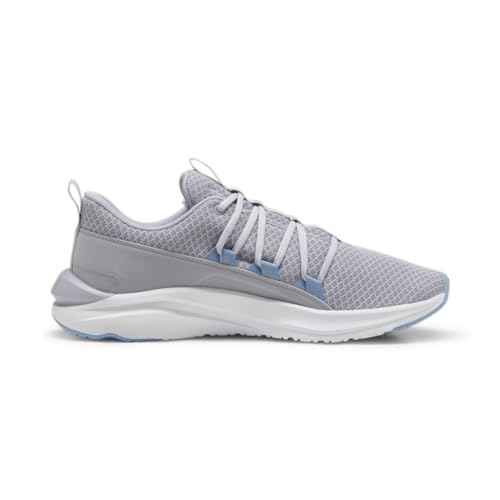 PUMA Mens Softride One4all Cross Trainer, Gray Fog Mens White-Zen Blue, 8