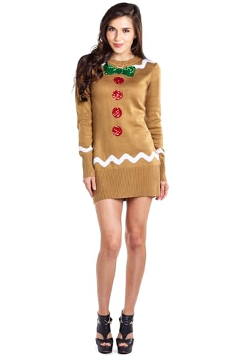 Tipsy Elves Christmas Sweater Dresses for Women - Cute Winter Themed Dresses - Instant Holiday Outfits