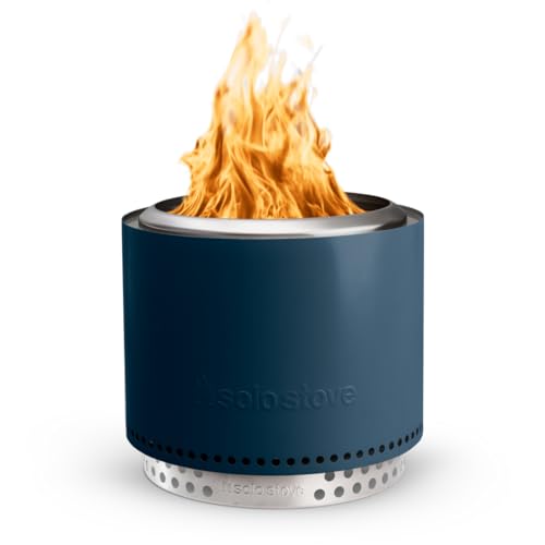 Solo Stove Bonfire with Stand | 19.5" Smokeless Fire Pit, Removable Ash Pan | Portable Stainless Steel Wood Burning Outdoo...