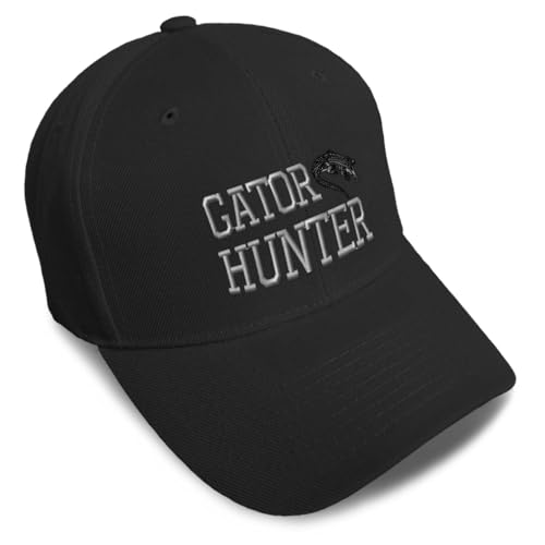 Custom Baseball Caps for Men & Women Embroidered Gator Hunter Embroidery Ladies & Men Baseball Hats Acrylic