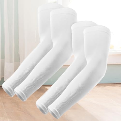 Two packs UV Sun Protection Arm Sleeves, Compression Cooling Sleeves for Men and Women, Ideal for Golf, Outdoor Sports.