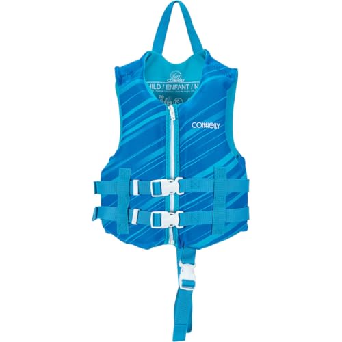 Connelly Coast Guard Approved Vest, Boys Child Promo Neoprene, Blue - 33-55lbs