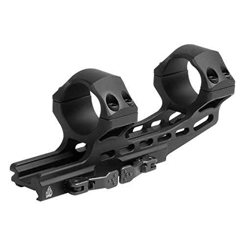 UTG ACCU-SYNC QR 30mm, High Pro, 50mm Offset Scope Mount Black