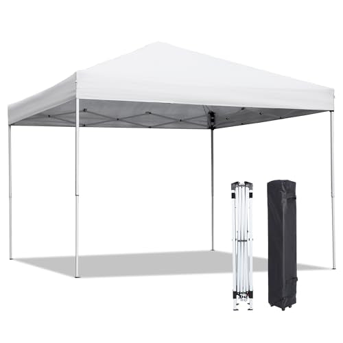 LEMY 10 x 10 Pop Up Canopy, Portable Commercial Party Instant Heavy Duty Canopy Tent, 300D Waterproof Adjustable Canopy w/...