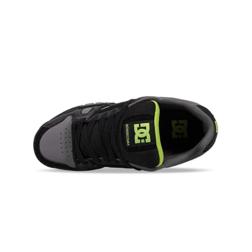 DC Men's Stag Sneaker, Black/Blue 1, 14