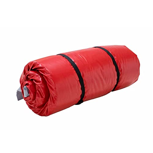 Outcast Sporting Gear Outdoor Recreation Camping Boating River Trip Soft Foam Cushion Sleeping Landing Pad, Red, 30"