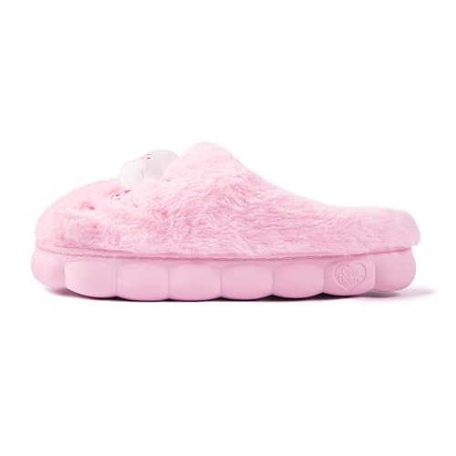 Care Bears Unisex-Adult Cozy Plush and Terry Memory Foam Indoor Outdoor Soled Slipper in Sizes S-XL