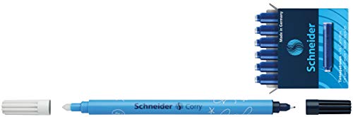 Schneider Ceod Shiny 74869 Writing Set with Fountain Pen, Rollerball Pen, Ink Killer (Right and Left-Handed Users, M Nib, ...