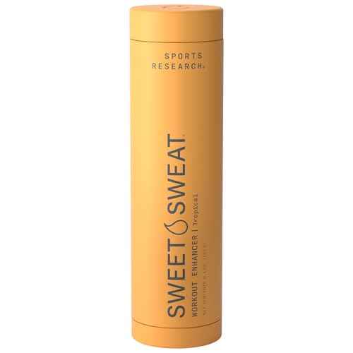 Sports Research Sweet Sweat Workout Enhancer Roll-On Gel Stick - Makes You Sweat Harder and Faster, Use with Sweet Sweat Waist Trimmer