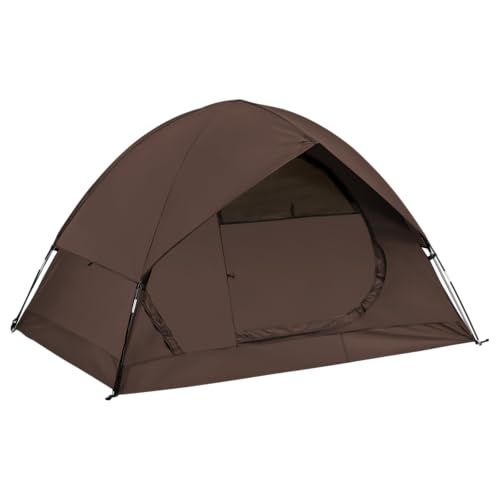 Spacious Waterproof 2/4 Person 4-Season Tent with Big Rain Fly – Versatile Outdoor Camping Tent for Hiking, Backpacking, a...
