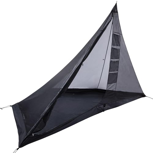 Zoring 4 Season 3-4 Person Hot Tent with Inner Tent for Camping, 8.2ft Standing Room, Snow Skirt, Cold Weather Shelter