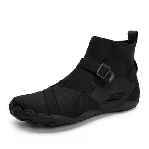 UMANPOO Men Water Shoes Women Barefoot Slip on Sneaker Swim Aqua Beach Running Walking Hiking Cycling Non Slip High Top