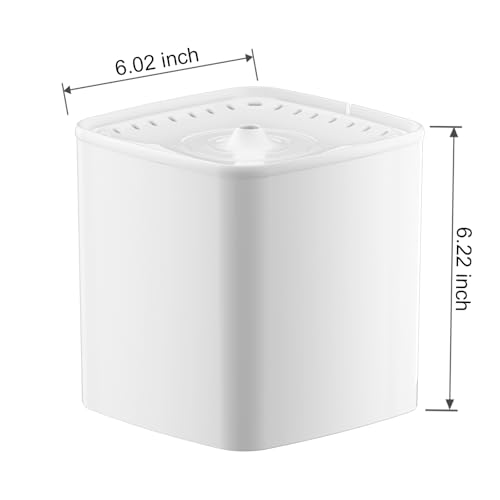 92oz Cat Water Fountain - USB Cat Fountain for Drinking, Indoor Pet Water Fountain for Cats, Automatic Cat Water Dispenser...