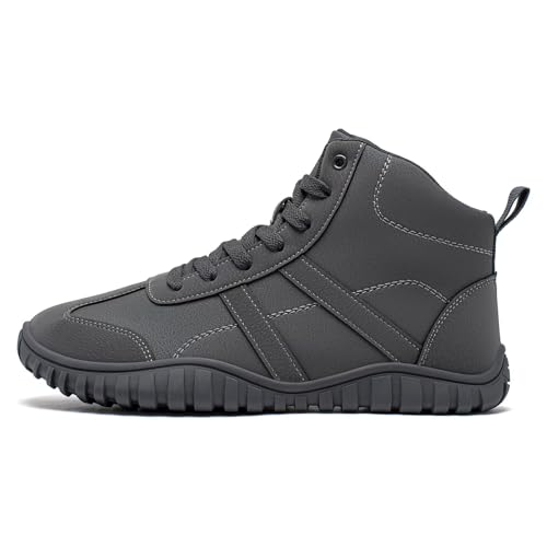 HOBIBEAR Unisex Wide Barefoot Boots for Mens Womens Hiking Outdoor Walking Shoes