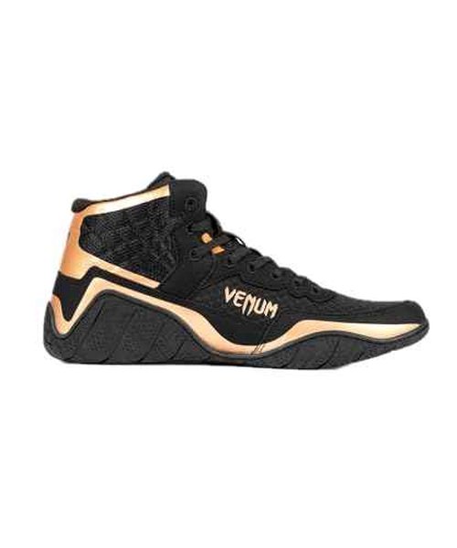 Venum Men's Women's Wrestling Boxing Elite Shoe - Black/Bronze