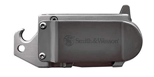 Smith & Wesson Benji 2.5in High Carbon S.S. Folding Keychain Knife with 1.75in Modified Tanto Blade and G10 Handle for Out...
