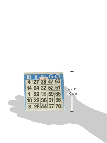 American Games 1on Blue Bingo Paper (500 Sheets),Cards included