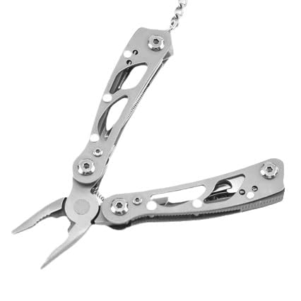 Multitool Pliers, 12-In-1 Premium Portable EDC Multitool, Professional Pliers Pocket Knife with Safety Locking, Multipurpo...