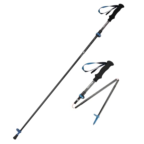 Naturehike Changfeng EXT Trekking Pole, 1pc Ultralight Carbon Hiking Pole for Women, Men, Adjustable Collapsible Walking S...
