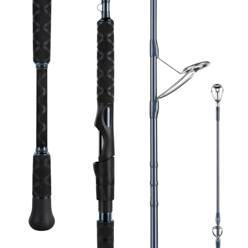KastKing ReKon Saltwater Spinning Rod, KastFlex IM6 Carbon Graphite Blank, Zirconium Ceramic Guides, Graphite Locking Reel...