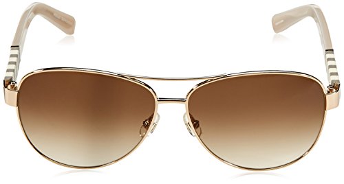 Kate Spade New York Dalia Sunglasses, Women's Trendy Rx-Able Aviator Sunglasses with Adjustable Nosepads & Branded Travel ...