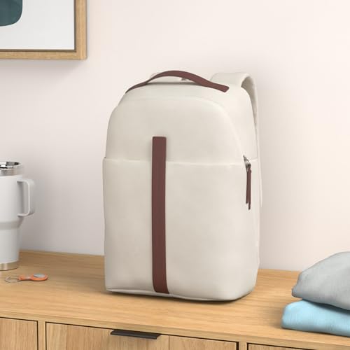Samsonite Virtuosa Carry-On Travel Backpack with Padded Laptop Sleeve, Off White