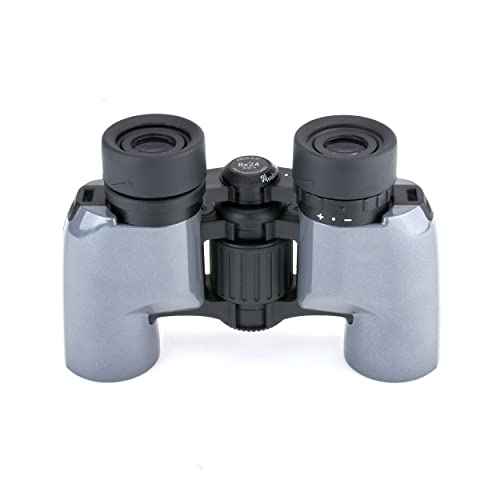 Carson Mantaray 8x24mm Porro Prism Compact Binoculars For Travel, Camping, Hiking, Bird Watching, Sporting Events, Concerts and Outdoor Adventures (MR-824) , Black