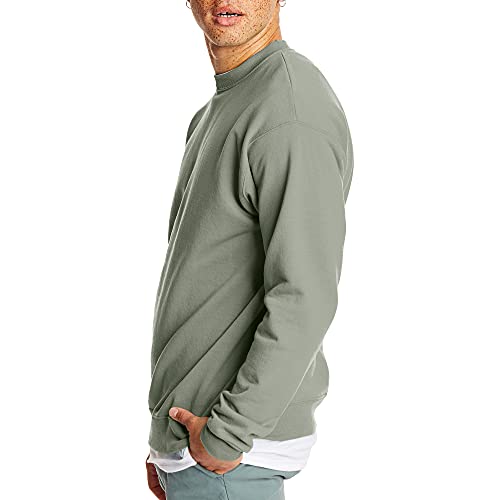 Hanes Men's Sweatshirt, EcoSmart Fleece Crewneck Sweatshirt, Big & Tall Available, 1 or 2-Pack