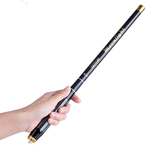 Goture Telescopic Tenkara Fishing Rod Collapsible Crappie Rods 1 Piece Portable Hand Fishing Poles Carbon Fiber Stream Ult...