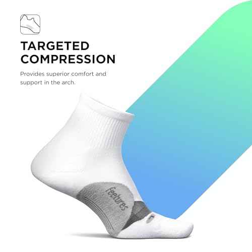 Feetures Elite Light Cushion No Show Tab Sock Wave