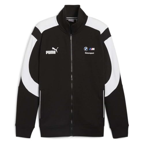PUMA Men's Standard BMW M Motorsport T7 Full-Zip Jacket, Black-ss24, XL