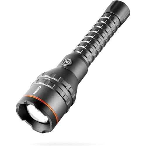 NEBO DAVINCI Flashlight & Portable Charger | Very High Lumens, Rechargeable, Waterproof Handheld Flashlight for Camping & Hunting, USB Power Bank, Variable Zoom, Includes Charging Cable