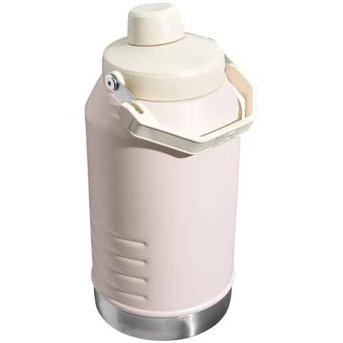 Stanley IceFlow Fast Flow Jug with Handle 96 oz | Twist On Angled Spout Lid | Leakproof for Travel and Sports | Insulated Stainless Steel | BPA-Free | Rose Quartz
