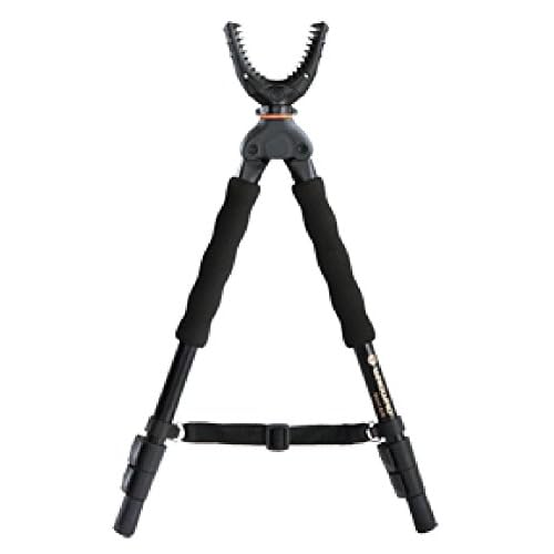 VANGUARD Quest B38 Bi Pod with Rotating Removable U Shaped Yoke, Quick Flip Leg Locks, Foam Hand Grips