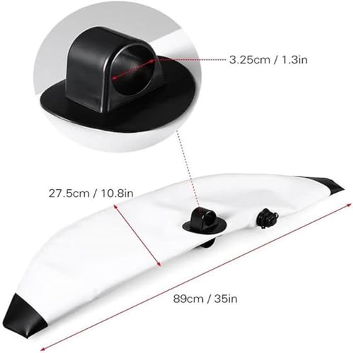 DAUERHAFT Inflatable Kayak Stabilizer , Kayak Outrigger Kit , PVC Canoe Accessories for Kayak Outrigger , Inflatable Boat ...