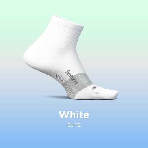 Feetures Elite Ultra Light Cushion Quarter - Sport Sock with Targeted Compression