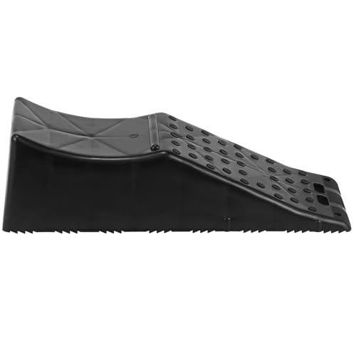 VEVOR 1Piece Vehicle Ramp 20000 lbs/9 Ton Capacity Car Service Ramp, Effortlessly Lift 5.5" High, Durable Nonslip & Portable, for Routine Tire Replacement Repairs, Work with Tandem Wheel Vehicles