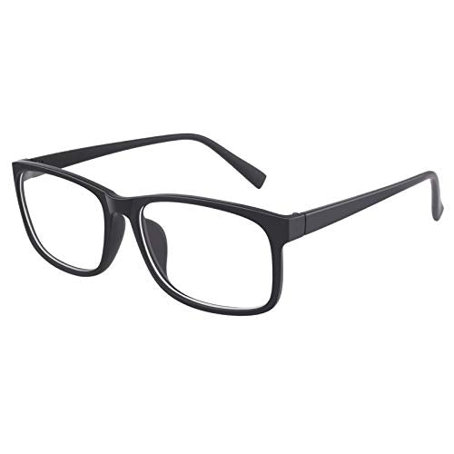 GQUEEN Fake Clear Glasses Non Prescription Glasses Eyeglasses Rectangular Frame, 201512
