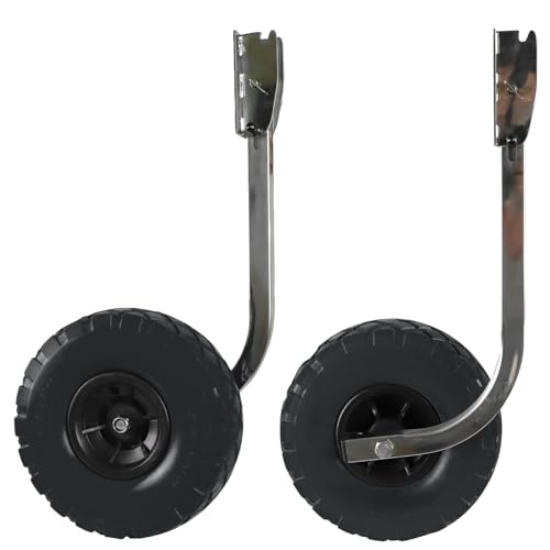 BRIS Stainless Steel Boat Transom Launching Wheel for Inflatable Boat