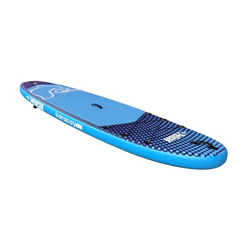 Pelican Boracay Premium Inflatable Stand Up Paddle Board - 3 Pieces SUP Paddle - Accessories, Leash, Hand Pump & Carry Bag...
