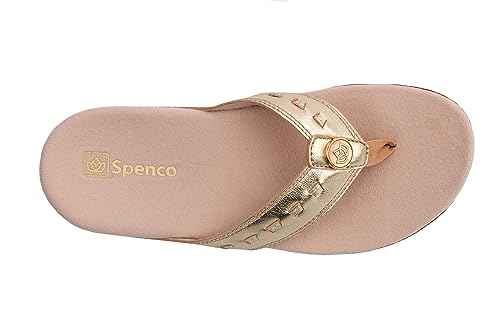 REVITALIGN Women's Laguna Slide Sandal, Gold, 8