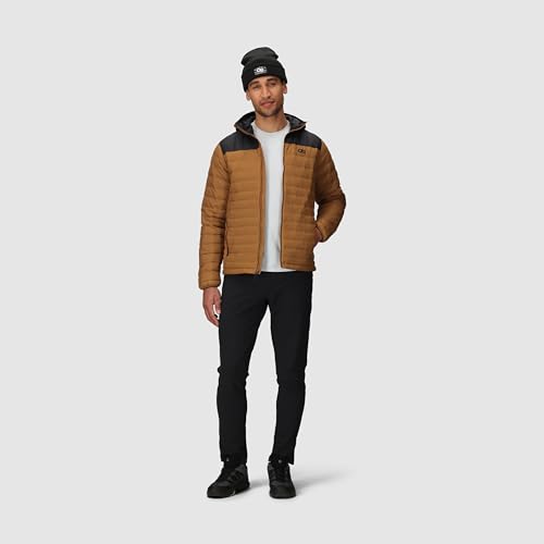 Outdoor Research Men's Transcendent Down Hoodie Jacket | Water & Wind Resistant, Insulated, Lightweight, Standard Fit