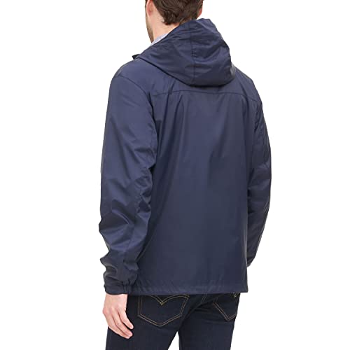 Tommy Hilfiger Men's Lightweight Breathable Waterproof Hooded Jacket