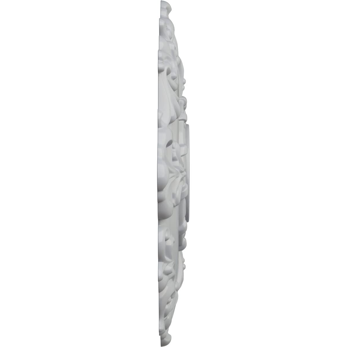 Ekena Millwork Cm18Rlfrf Riley Ceiling Medallion, Frost