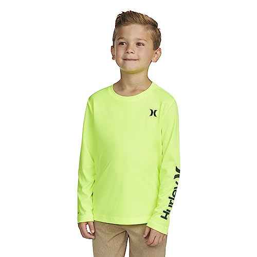 Hurley Boys Long Sleeve UPF 50+ Rash Guard Swim Shirt