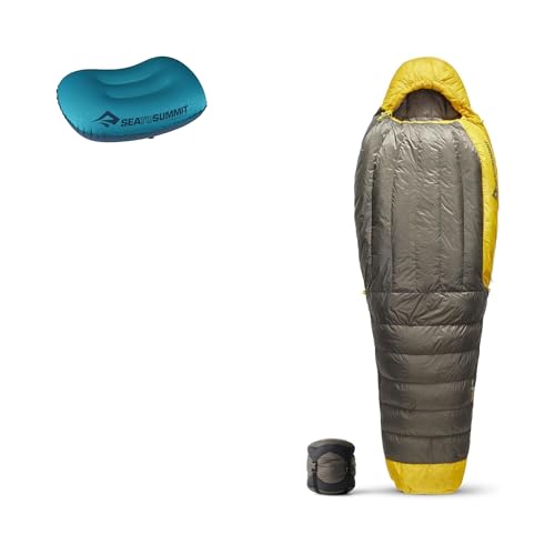 Sea to Summit Sleep System: Aeros Ultralight Pillow and Spark Down Sleeping Bag