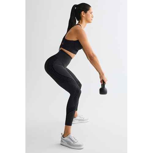 Orolay Premium 7/8 Leggings for Women Resistance Band Leggings Buttery Soft High Waisted Yoga Pants for Women Tummy Control