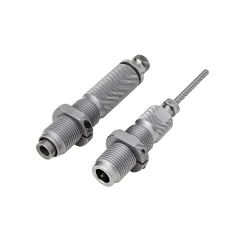 Hornady Custom Grade New Dimension 2-Die Set, 270 Win (.277) (546300) - Caliber Specific Reloading Equipment for Handloaders with Full Length Sizer Die, Seating Die, Sure-Loc Rings, & Storage Box